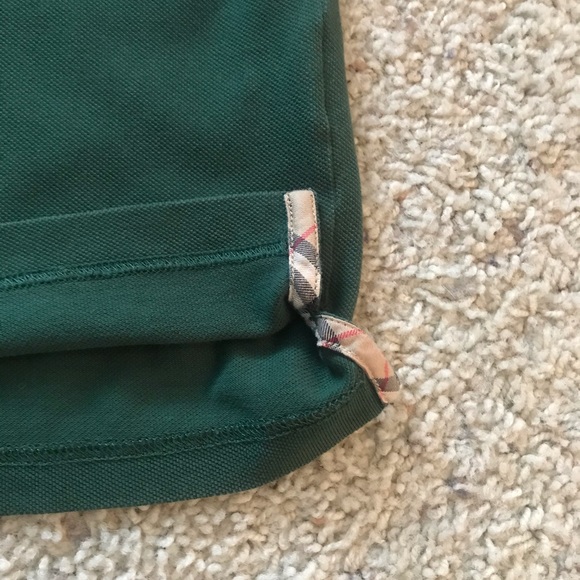 Men’s Burberry London Classic Polo Dark Green Small - Picture 10 of 10